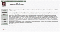 Desktop Screenshot of laurenceholbrook.com